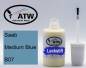 Preview: Saab, Medium Blue, B07: 20ml Lackstift, von ATW Autoteile West.